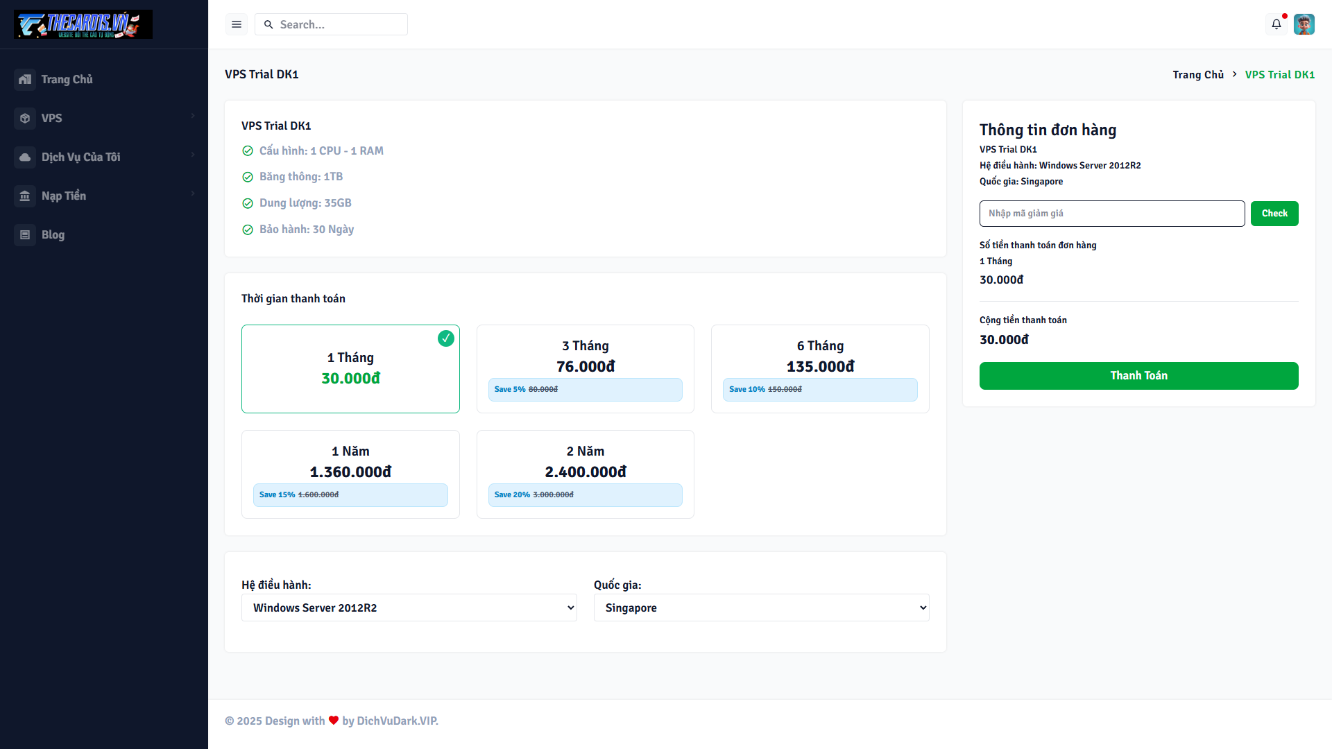 Shop Bán Vps Thủ Công
